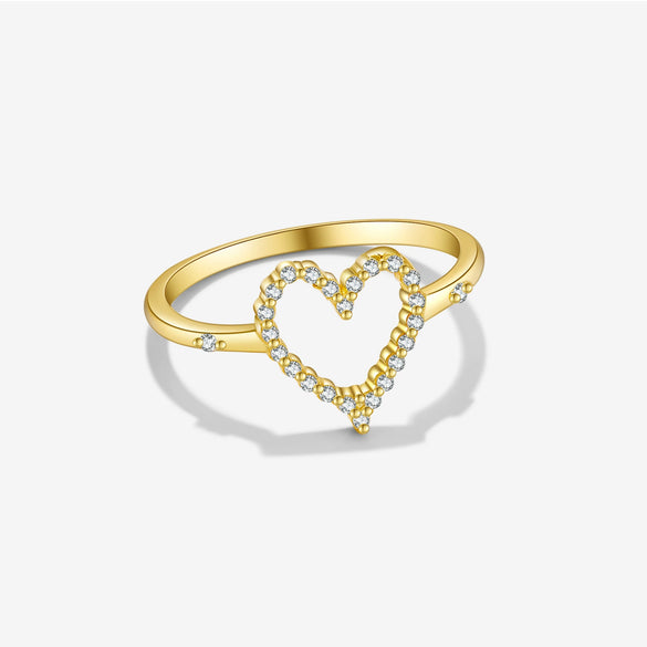 Wholesale S925 Sterling Silver Hollow Love Pattern Jewelry With Diamond Treatment Including Necklace Bracelet Ring Simple All Match Style For Women