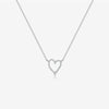 Wholesale S925 Sterling Silver Hollow Love Pattern Jewelry With Diamond Treatment Including Necklace Bracelet Ring Simple All Match Style For Women