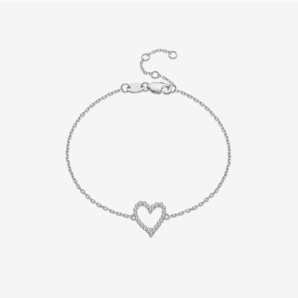 Wholesale S925 Sterling Silver Hollow Love Pattern Jewelry With Diamond Treatment Including Necklace Bracelet Ring Simple All Match Style For Women