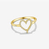 Wholesale S925 Sterling Silver Hollow Love Pattern Jewelry With Diamond Treatment Including Necklace Bracelet Ring Simple All Match Style For Women