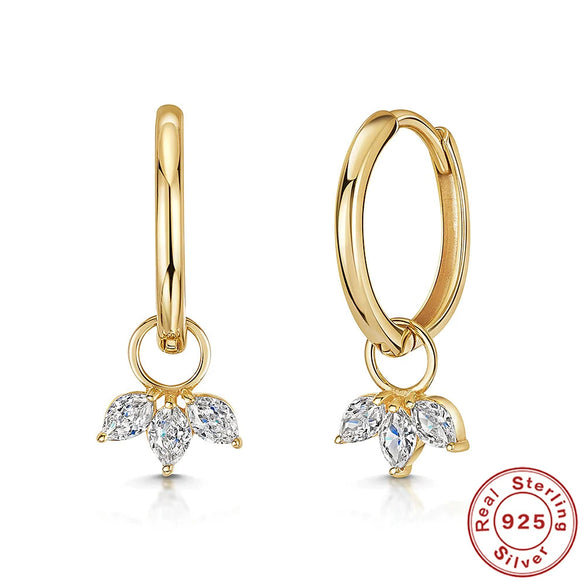 Wholesale S925 Sterling Silver Horse Eye Diamond Earrings With Animal Pattern For Women Simple Ins Style