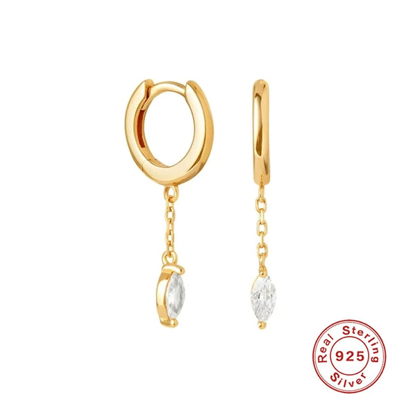 Wholesale S925 Sterling Silver Horse Eye Diamond Earrings With Animal Pattern For Women Simple Ins Style