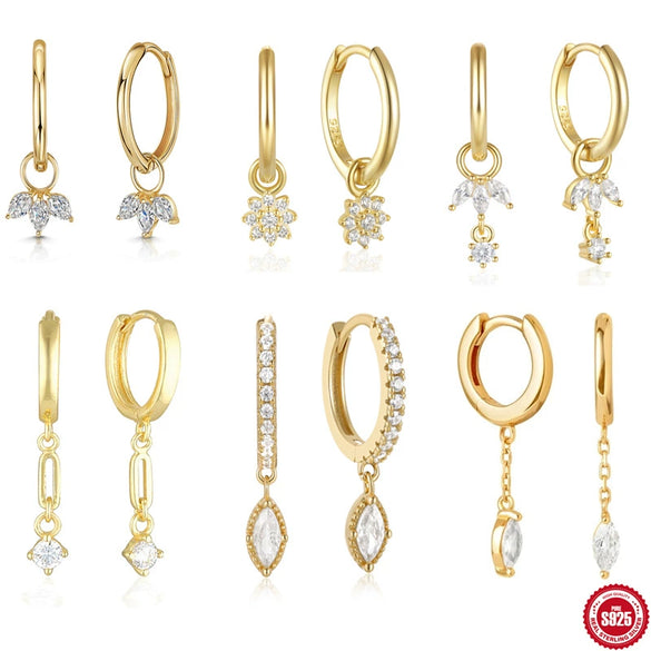 Wholesale S925 Sterling Silver Horse Eye Diamond Earrings With Animal Pattern For Women Simple Ins Style