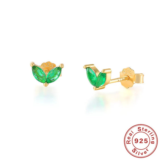 Wholesale S925 Sterling Silver Horse Eye Studded Earrings With Geometric Design And Electroplating For Women