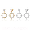 Wholesale S925 Sterling Silver Inlaid Zircon Earrings French Fashion Style