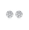 Wholesale S925 Sterling Silver Inlaid Zircon Hexagonal Earrings With Elegant Charm And Advanced Sense For Women