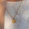 Wholesale S925 Sterling Silver Ins Sun And Moon Irregular Lava Geometric Clavicle Necklace With Zirconia