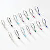 Wholesale S925 Sterling Silver Ins Wind Earrings With Encrusted Diamond Horse Eye Stone And Insect Pattern For Women