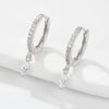 Wholesale S925 Sterling Silver Ins Wind Earrings With Encrusted Diamond Horse Eye Stone And Insect Pattern For Women