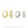 Wholesale S925 Sterling Silver Irregular Bump Wave Design Electroplated Women's Ear Ring