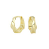 Wholesale S925 Sterling Silver Irregular Bump Wave Design Electroplated Women's Ear Ring