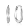Wholesale S925 Sterling Silver Irregular Wave Geometric Fashion Simple Versatile Earrings