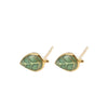 Wholesale S925 Sterling Silver Leaf Earrings With Dripping Oil Treatment Natural Style