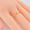 Wholesale S925 Sterling Silver Leaf Ring With Simple Classic Style And Electroplating Single Row Stacked Ring For Women