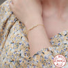 Wholesale S925 Sterling Silver Letter Mama Bracelet With Micro Inlaid Zircon And Electroplating For Women