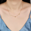Wholesale S925 Sterling Silver Letter Necklace Niche Design Simple Versatile Clavicle Chain For Women Electroplated