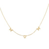 Wholesale S925 Sterling Silver Letter Necklace Niche Design Simple Versatile Clavicle Chain For Women Electroplated