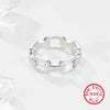 Wholesale S925 Sterling Silver Light Gold Embrace Gesture Ring With Geometric Design And Electroplating For Fashion Commuters