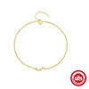 Wholesale S925 Sterling Silver Light Luxury All Match Bracelet With Row Diamond Encrusted And Geometric Design Electroplated And Real Gold Plated For Women