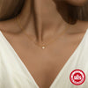 Wholesale S925 Sterling Silver Love Aobao Inlaid Heart Shape Clavicle Chain Necklace With Electroplating For Women