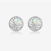 Wholesale S925 Sterling Silver Love Ear Studs With Microinlaid Zircon Fruit Pattern Electroplated For Unisex Fashionable And Allmatch