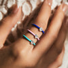 Wholesale S925 Sterling Silver Love Heart Enamel Diamond Ring Earrings For Women In Fashion Style