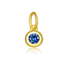 Wholesale S925 Sterling Silver Lucky Birthstone Pendant Necklace With Diamond Design And Platinum Or 18K Gold Electroplating