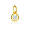 Wholesale S925 Sterling Silver Lucky Birthstone Pendant Necklace With Diamond Design And Platinum Or 18K Gold Electroplating