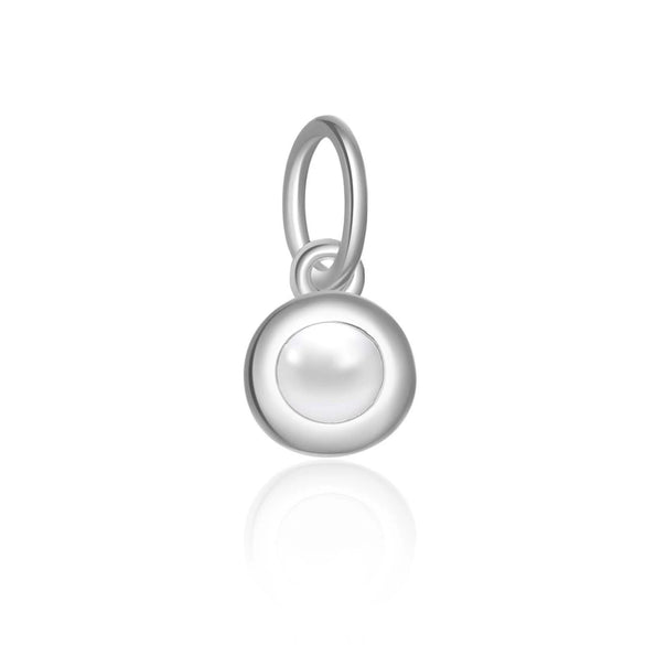 Wholesale S925 Sterling Silver Lucky Birthstone Pendant Necklace With Diamond Design And Platinum Or 18K Gold Electroplating