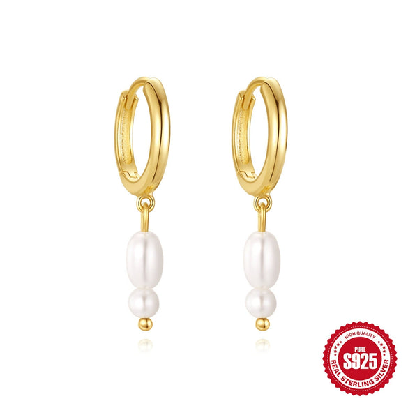 Wholesale S925 Sterling Silver Luxury Diamondencrusted White Petal Geometric Earrings With Electroplating