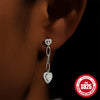 Wholesale S925 Sterling Silver Luxury Lovely Long Tassel Earrings For Women With Geometric Pattern And Electroplating