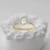 Wholesale S925 Sterling Silver Luxury Square Geometric Diamond Ring For Women With Electroplating Treatment