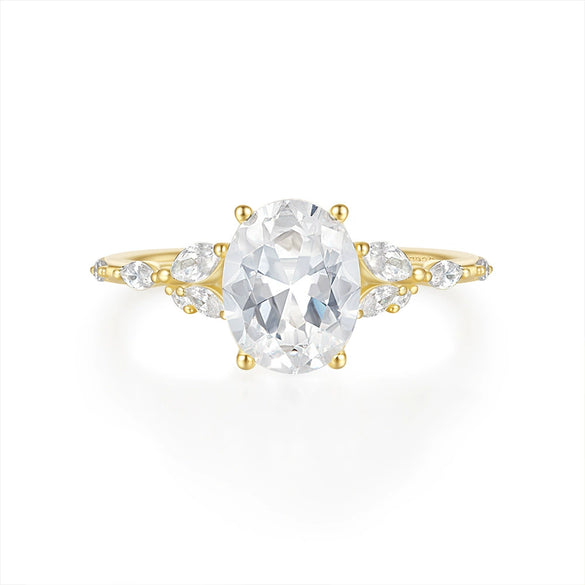 Wholesale S925 Sterling Silver Luxury Square Geometric Diamond Ring For Women With Electroplating Treatment