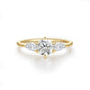 Wholesale S925 Sterling Silver Luxury Square Geometric Diamond Ring For Women With Electroplating Treatment