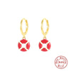 Wholesale S925 Sterling Silver Marine Animal Earrings With Geometric Design And Electroplating Fashion Creative For Women