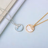 Wholesale S925 Sterling Silver Mermaid Fritillary Fish Tail Clavicle Necklace With Electroplating