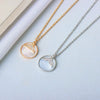 Wholesale S925 Sterling Silver Mermaid Fritillary Fish Tail Clavicle Necklace With Electroplating