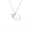 Wholesale S925 Sterling Silver Mermaid Fritillary Fish Tail Clavicle Necklace With Electroplating