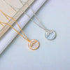 Wholesale S925 Sterling Silver Mermaid Fritillary Fish Tail Clavicle Necklace With Electroplating
