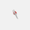Wholesale S925 Sterling Silver Micro Inlaid Zircon Earrings Pendant Unisex Fashion Accessories