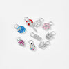 Wholesale S925 Sterling Silver Micro Inlaid Zircon Earrings Pendant Unisex Fashion Accessories