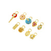 Wholesale S925 Sterling Silver Micro Inlaid Zircon Earrings Pendant Unisex Fashion Accessories