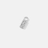 Wholesale S925 Sterling Silver Micro Inlaid Zircon Earrings Pendant Unisex Fashion Accessories