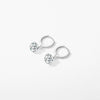 Wholesale S925 Sterling Silver Micro Inlay Simulation Diamond Geometric Earrings For Women