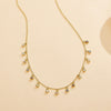 Wholesale S925 Sterling Silver Microinlaid Colorful Zircon Tassel Necklace With Geometric Pattern For Women Sweet Style Stackable Collarbone Chain