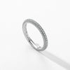Wholesale S925 Sterling Silver Microinlaid Diamond Geometric Light Luxury Women's Ring