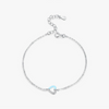 Wholesale S925 Sterling Silver Microinlaid Heart Bracelet For Women Niche Design Fashion Allmatch