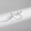 Wholesale S925 Sterling Silver Microinlaid Moon Ring Fashion Niche Design Cold Style Jewelry