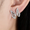 Wholesale S925 Sterling Silver Microinlaid Zircon Butterfly Fashion Simple Clavicle Necklace With Niche Design Sense