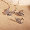 Wholesale S925 Sterling Silver Microinlaid Zircon Butterfly Fashion Simple Clavicle Necklace With Niche Design Sense